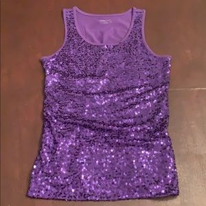 Sparkling Purple Tank Top